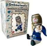 Gnometastic Mini Gnomes Drinking Gnome Statue, 4in - Funny Garden Gnomes Decorations for Yard and Outdoor - Gnomishevitz Wine Gnome for Fairy Garden, Planter Pots, Gnome Decor