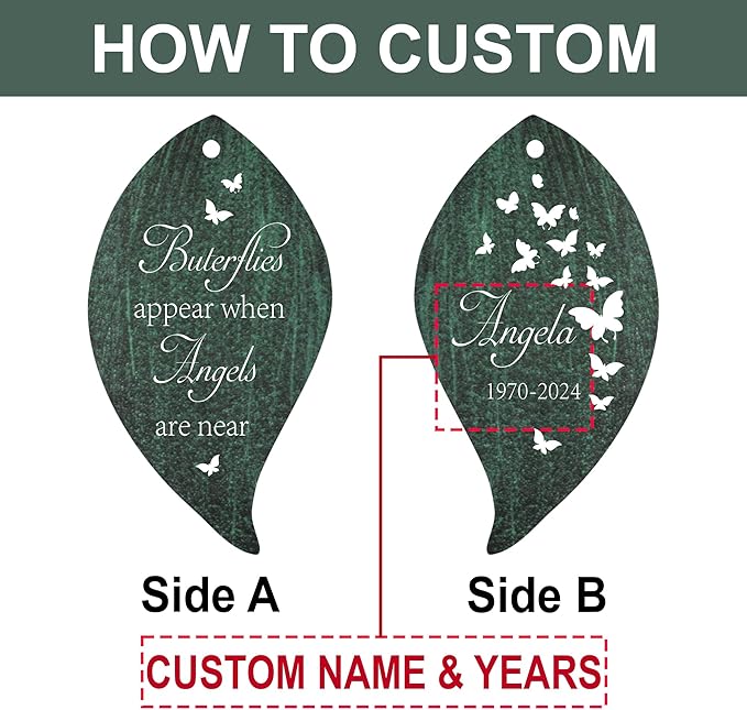 ASTARIN Cardinal Memorial Wind Chimes, Personalized 26" Small Metal Symphthy Wind Chime, Bereavement Gift for Loss of Loved One Father Mother, Dragonflie Damselflie Decor for Outside Patio Garden