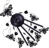 Bees Wind Chimes Outdoor Decoration, Mobile Wind Catcher, Retro Bee Wind Bells, Memorial Wind Chime, Blessing Windchime for Home, Balcony, Yard, Room, Xmas, Party, Indoor, Garden Decor, Gifts for Mom