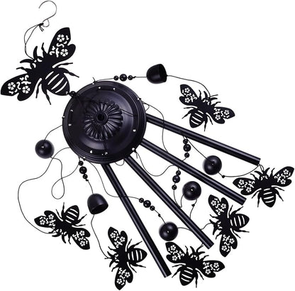 Bees Wind Chimes Outdoor Decoration, Mobile Wind Catcher, Retro Bee Wind Bells, Memorial Wind Chime, Blessing Windchime for Home, Balcony, Yard, Room, Xmas, Party, Indoor, Garden Decor, Gifts for Mom