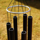 Wind Chimes for Outside Large Deep Tone,42 Inch Windchimes Tuned Soothing Melodic Tones Memorial Gift for Mom Dad Grandma Loved One,Sympathy Wind Chimes Deep Tone for Outside Patio Garden Decor,Black