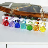 Crystal Suncatchers Colorful Prism Balls Hanging Sun Catchers Rainbow Maker Light Catcher for Window Home Garden Christmas Day Party Wedding Decoration