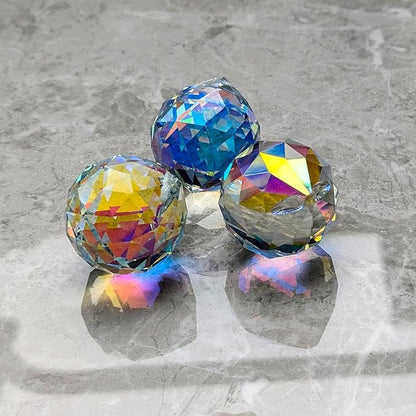 Sun Catchers Hanging Crystals, 40mm AB Crystal Prism Chandelier Ball Suncatchers, Rainbow Maker Window Prisms Suncatcher, Home Decoration