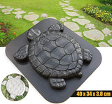 Turtle Concrete Stepping Stone Mold, Cement Step Mold, Concrete Stepping Stone Molds Reusable, Turtle Molds for Garden Rock Walkway