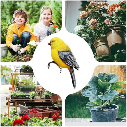 Garden Decor Resin Bird Statues Garden Decorative Sculptures Outdoor Decor Outdoor Decor(A)