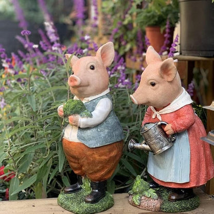 Garden Ornaments Decor Statue Outdoor,Art Sculpture Ornaments Statues Sculptures Outdoor Garden Art Sculpture Doll Resin Crafts Gardening Yard Decoration-B