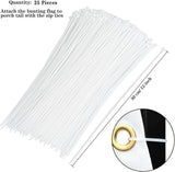 USA Pleated Fan Banner American Bunting Flag with Canvas Header and Brass Grommets for 4th of July Memorial Day Indoor Outdoor Decoration (5, 2x4 Feet)