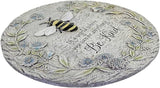 Roman Giftware Inc., Garden Collection, 11.75" D BEE Stepping Stone,Religious, Inspirational, Durable (1x11x11)