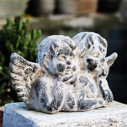 Garden Statues Outdoor Large Clearance Animal Angel Garden Sculpture, Vintage Old Sculpture Figure Outdoor Garden Landscape Decoration Garden Garden Decoration