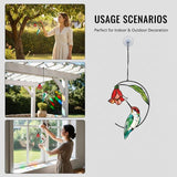 Hummingbird Gifts for Women, Hummingbird Sun Catcher for Window Hanging, Mothers Day for Mom Grandma Bird Lovers, Spring Suncatcher Garden Decor for Indoor Outdoor Windows(3)