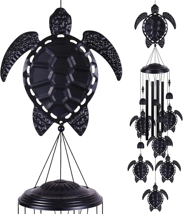 Sea Turtles Wind Chimes Outdoor Decoration, Turtle Wind Catcher, Retro Wind Bells, Memorial Wind Chime, Blessing Windchimes for Home,Balcony,Yard,Room,Xmas,Party,Indoor,Garden Decor, Gifts for Mom