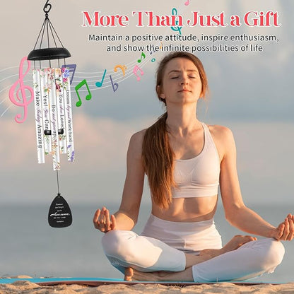 Sometimes You Forget You're Awesome Gifts for Women Large 32in Inspirational Wind Chimes Thank You Appreciation Gift for Mother's Day Graduation Boss Teacher Coworkers Employee Pastor Friend