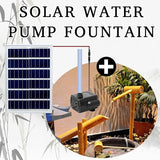 Handmade Solar Water Pump Fountain Kit, Free Standing Bamboo Fountain, Japanese Rocking Water Fountain, Patio Water Fountains, for Creates a Captivating Outdoor Fountain,Raw Bamboo