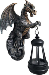 Dragon Tree Hugger with Solar Lantern Dragon Lamp Decor Garden Statue Outside Outdoor Yard Unique Gifts for Mom Women Grandma