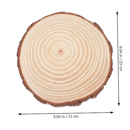 TOYANDONA 2pcs Outdoor Garden Wooden Stepping Stones 8.5-Inch Log Pathway Decor Easy DIY Installation for Walkways and Patios Sturdy and Weather-Resistant