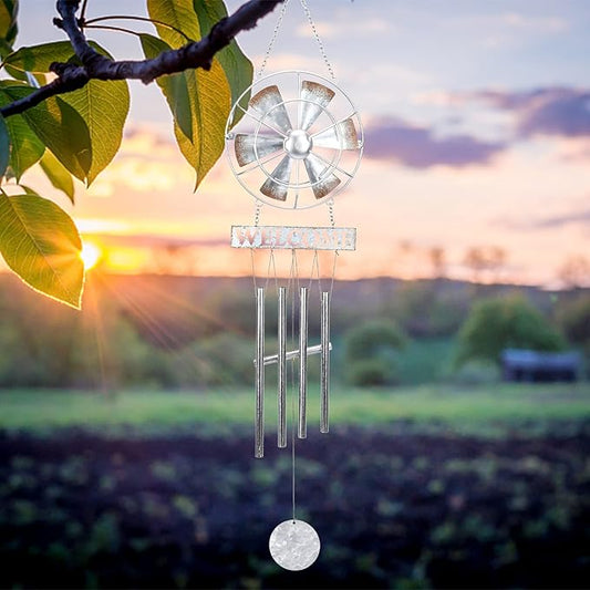 Taman Wind Chimes for Outside - Wind Spinner Decorative Memorial Sympathy Mother Gift for Home, Outdoor, Yard, Patio,Garden Decor, 38.5"