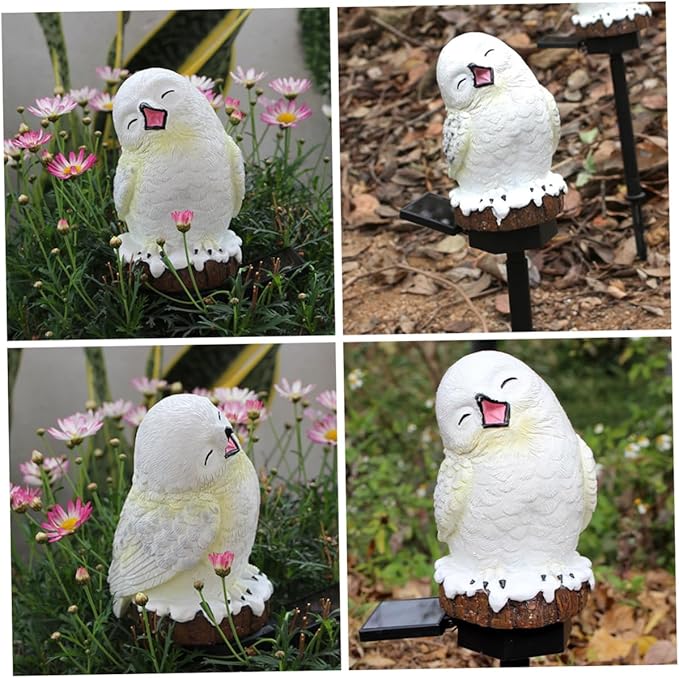 ibasenice Garden Stake Solar Shaped Led Outdoor Decor for Lawn and Walkway Easy Installation Resin Design for Pathway and Ambience