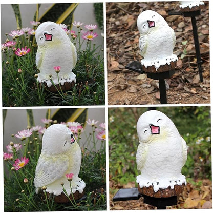 ibasenice Garden Stake Solar Shaped Led Outdoor Decor for Lawn and Walkway Easy Installation Resin Design for Pathway and Ambience