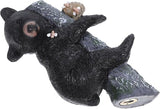 Yardwe Resin Bear Sculpture for Outdoor Decor Unique Tree Animal Figurine Durable Garden Ornament Versatile Hanging Table Display for Animal Lovers and Nature Enthusiasts