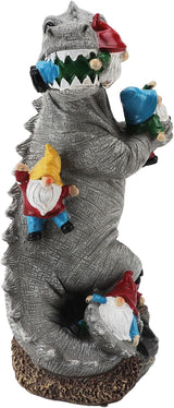 Outdoor Dinosaur Statue, Hand Crafted Ornament, Weather Resistant, Lifelike Appearance, Ideal for Garden Yard Patio Decor
