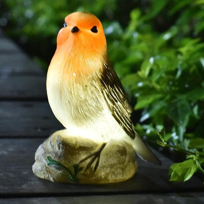 Solar Garden Outdoor Bird Statues Decor for Outside Yard Outdoor Home Patio Decor, Birthday for Mom Grandma Wife Sister Nana from Daughter Son Husband