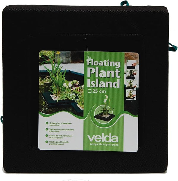 velda 127579 Square 35 Centimetre Floating Plant Island for The Pond