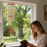 Sister Gifts Wind Chimes - Waterproof Metal Windchimes with Card Indoor Outdoor Hanging Decor for Garden Patio Yard Balcony Backyard Porch Home Christmas New Year Birthday Gift from Sisters