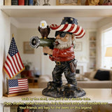 Patriotic Gnomes, 4th of July Gnomes,gnome,Military gnome, Desk Decor for Men,America 250 Merchandise,Veteran Gifts,250th Anniversary,Army Gifts for Men,Memorial Day Decorations