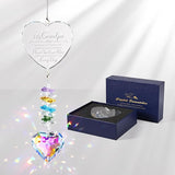 Grandpa Birthday Gifts, Crystal Suncatcher Indoor Window Rainbow Maker Hanging Ornament, I Love You Grandpa Sun Catcher for Grandfather from Kids