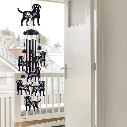 Outdoor Dogs Wind Chimes Decoration, Mobile Wind Catcher, Retro Dog Wind Bells, Memorial Wind Chime, Blessing Windchime for Home, Balcony, Yard, Room, Xmas, Party, Indoor, Garden Decor, Gifts for Mom