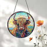 Stained Glass Window Hanging,suncatcher Stained Glass kit,Stained Glass Ornament, Garden suncatchers for Windows Hanging,Window Decor or Indoor,Gifts for Women, Lovers, Couple, Friends