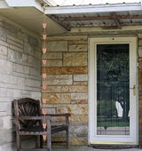 Copper Rain Chain w/Gutter Adapter – Decorative Chimes & Cups Replace Gutter Downspout & Divert Water Away from Home for Stunning Fountain Display – 6.5’ Long