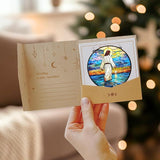 Christian Cross Acrylic Suncatcher, Boho Suncatchers for Window Hanging Ornament, Stained Glass Effect Indoor Outdoor Garden Decor for Mother's Day, Mom, Grandma, Wife, Women