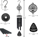 Personalized Wind Chimes for Women Best Friend Birthday Gifts for Women Outdoor Garden Decor Custom Friendship Gift for BFF Soul Sister