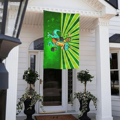 Happy St Patrick Day Flag 3x5 Ft Outdoor Indoor With Grommet Garden Yard Banner Decorative Sign