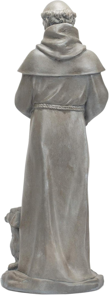 Roman 15.25" H Saint Francis Garden Statue