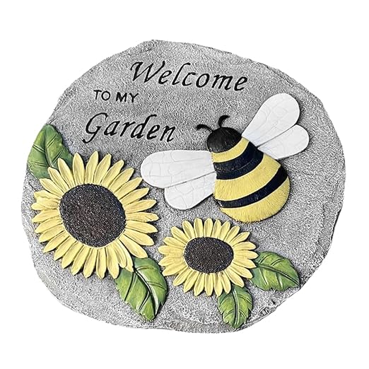 Yardwe 1pc Garden Stepping Resin Outdoor Decor for Pathways and Lawns Eye- Garden Ornament for Unique Landscape Aesthetics Easy to Install