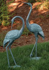 SPI Home 31291 Medium Garden Crane Pair Sculpture