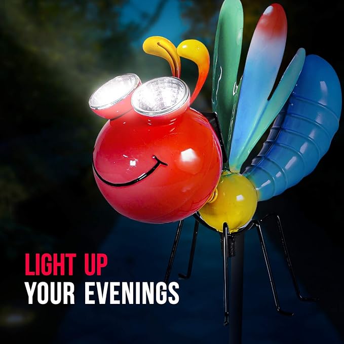 Dragonfly Garden Decor - Shefio Metal Yard Art Specializes in Products That Enhance Outdoor Spaces - Whimsical Garden Decor