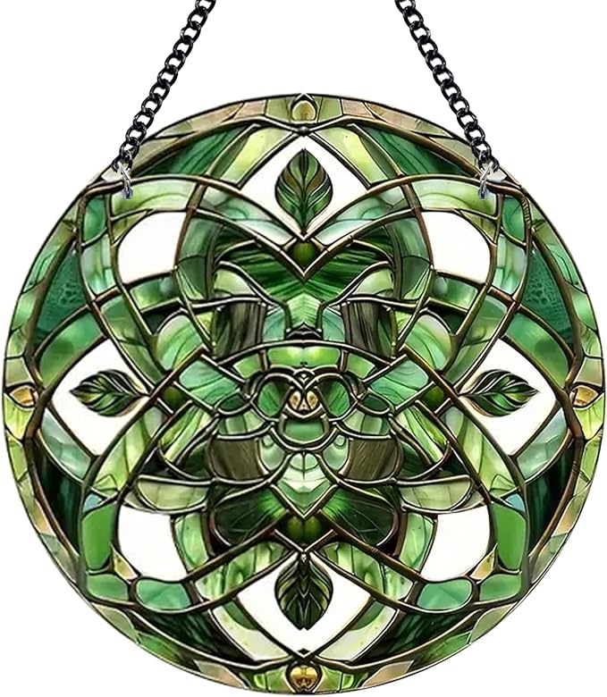 Celtic Knot Plexiglass Suncatcher - Sun Catchers Indoor Window, Window Decorations for Glass Windows - Symbolic Hanging Decoration, Perfect for History Lovers and Celtic Culture Enthusiasts