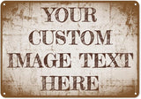 Custom Signs Outdoor Metal Sign Custom Signs For Office Businessd Personalized Retro Signs for Outdoor Indoor Home Vintage Delivery Signs, Road Signs, Parking Signs 6x8in