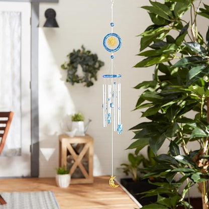 Gifts & Decor Celestial Acrylic Hanging Outdoor Wind Chime