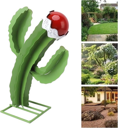 Kikumi Iron Art Aesthetic Statue - Sculpture - Indoor or Outdoor Garden Decoration