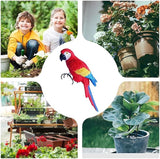 Garden Decor Resin Bird Statues Garden Decorative Sculptures Outdoor Decor Outdoor Decor(E)