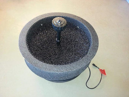 Custom Pro 5200 Floating Fountain Aerator with 5200 GPH Pump, 108 LED White Ring Light, 30 & 33 Foot Cords, Multi-Tier Nozzle, Telescoping Riser, Float & More