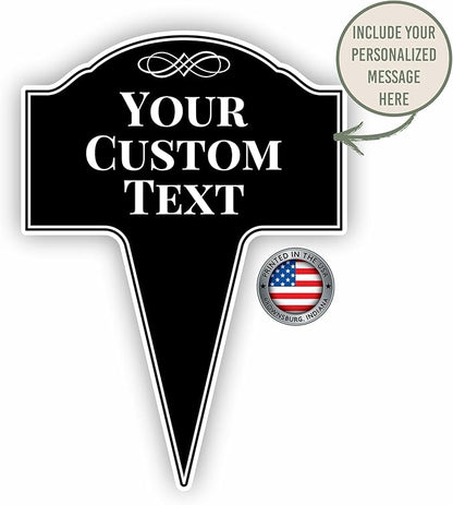 Personalized Aluminum Yard Stake Sign 10x14