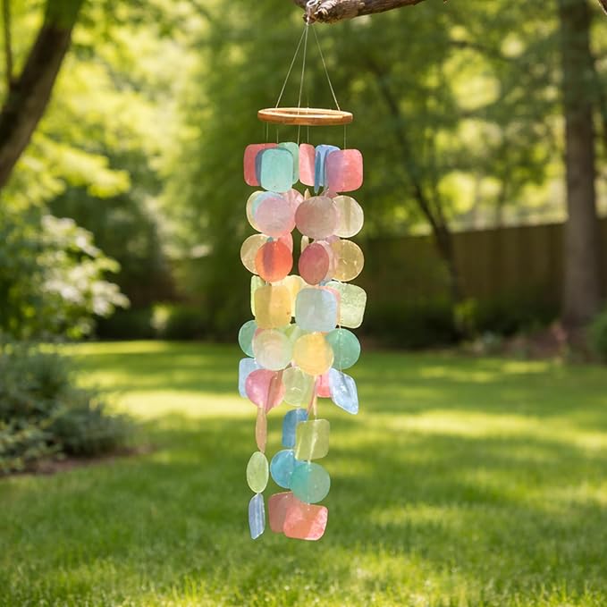 Solange & Frances Garden Decor, Patio Decor, Wind Chimes for Outside,Patio Decorations Outdoor and Front Porch Decor. Unique Gifts for Women, Ideas, Birthday Gifts for Women