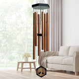 33" Tree of Life Wind Chimes | Warm Copper Memorial Windchime for Loss of Loved Ones, Sympathy Gift, Deep Tone & Weather-Resistant, Outdoor Decor Garden Decoration