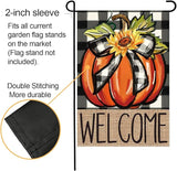 Garden Flag Set of 12 Double Sided Double Stitched 12x18 Inch, Seasonal & Holiday Yard Flags for Outside, All Seasons, 7 Major Holidays, Home Sweet Home Decor for Patio Lawn