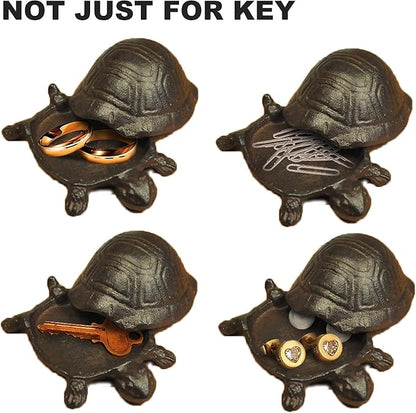 YukaBa Cast Iron Key Hider for Most Sizes - Outdoor Indoor Decoration Garden Accessory for Ear Studs, Ring, Paper Clip